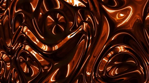 Dark bronze metallic texture with flowing ripples and deep shadow. Stylish Stock Footage 132674041