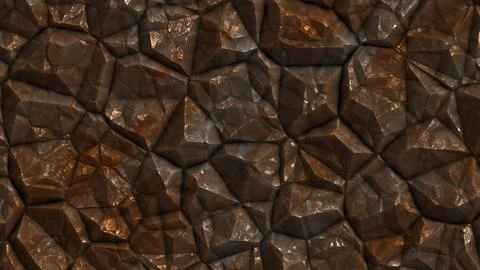 Dark bronze rock texture, abstract copper stone wall background, natural raw Stock Illustration