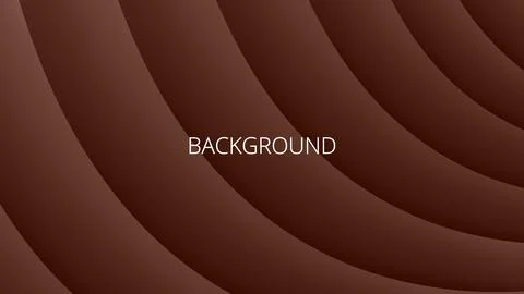 Dark brown abstract background with 3d texture, wavy lines Stock Illustration