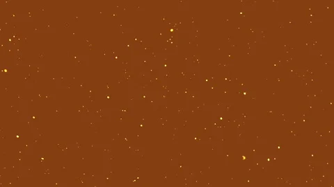 Dark Brown Abstract Background with Golden Sparkling Dots and Soft Glow Stock Footage 302248404
