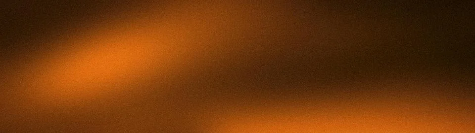 Dark brown and orange gradient textured background with grainy blur abstrac.. Foto stock