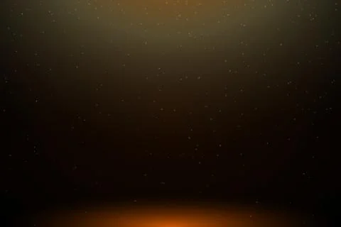 Dark Brown Background with Soft Orange Bottom Glow Stock Illustration