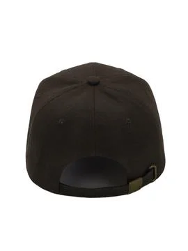 Dark brown baseball cap back view Foto stock