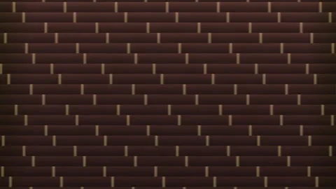Dark brown brick wall design for interior spaces Stock Footage 339430255