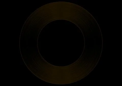 Dark brown circular lines abstract geometric tech background Stock Illustration