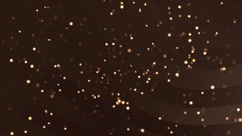 Dark brown gradient background with sparkling golden specks Stock Footage 321680173