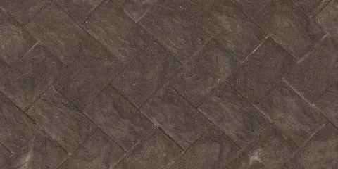 Dark Brown Herringbone Paving Tile Surface Texture Stock Photos