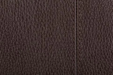 Dark brown leather texture background Stock Photos