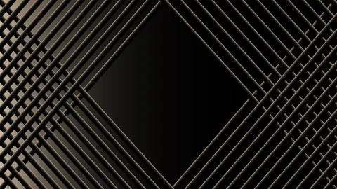Dark brown metallic lattice pattern with intersecting lines and diamond shape Stock Illustration