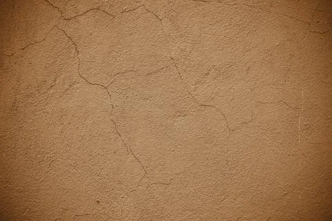 Dark brown old rough texture. Toned concrete wall surface. Stock Illustration