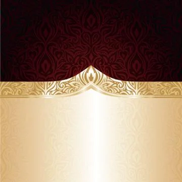 Dark Brown Red wallpaper vector Stock Illustration