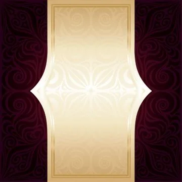 Dark Brown Red wallpaper vector Stock Illustration