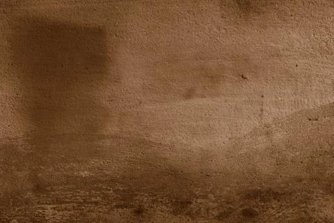 Dark brown rough texture. Toned concrete wall surface. Stock Illustration