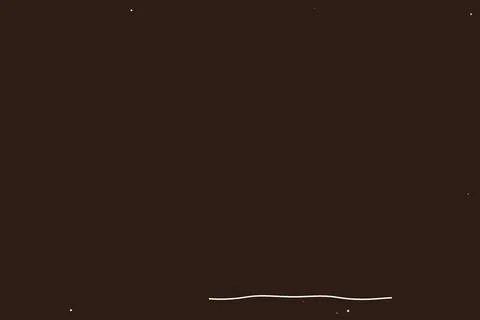 Dark brown starfield background with white stars and faint horizontal line .. Stock Illustration
