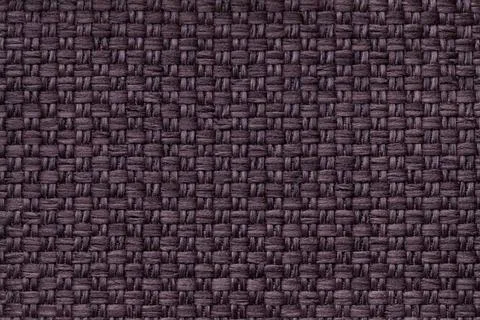 Dark brown textile background with checkered pattern. Structure of fabric mac Stock Photos