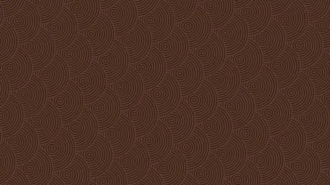 Dark brown textured background featuring a repeating circular wave pattern wi Illustration