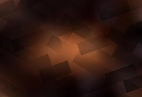 Dark Brown vector pattern in square style. Illustrazione stock