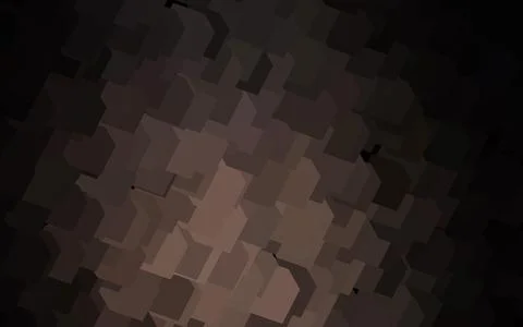 Dark Brown vector pattern in square style. Illustrazione stock