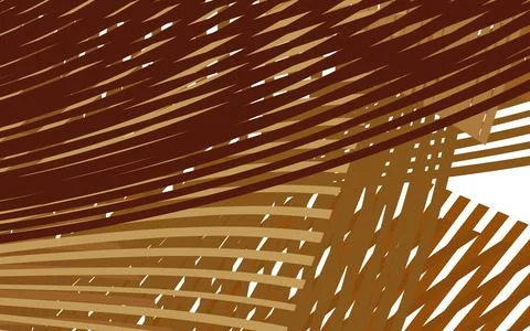 Dark Brown vector pattern with wry lines. Illustrazione stock