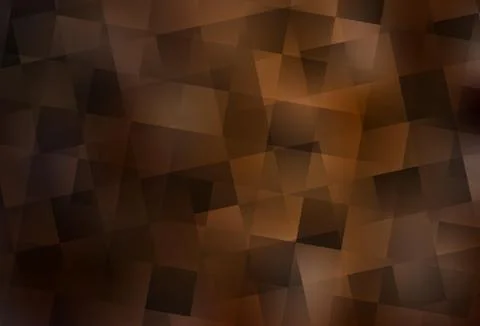 Dark Brown vector template with rhombus. Illustrazione stock