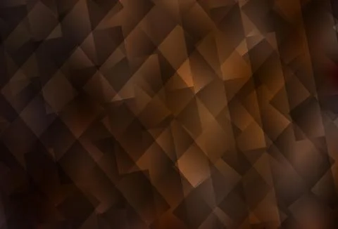 Dark Brown vector template with rhombus. Stock Illustration