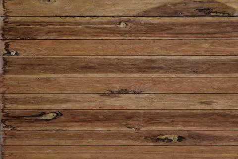 Dark brown wood background, old wood planks. Stock Illustration