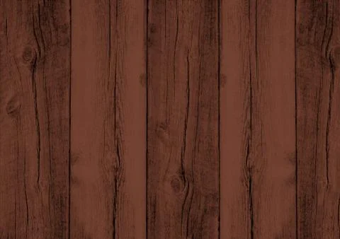 Dark brown wood texture backdrop wall background Stock Illustration