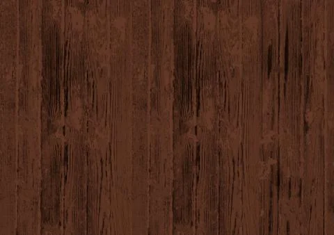 Dark brown wood texture backdrop wall background Stock Illustration