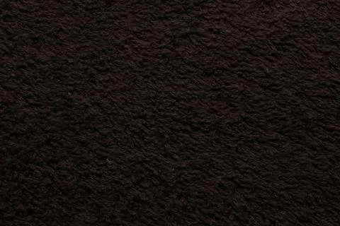 Dark Brown Wool Texture Close-Up Stock Photos