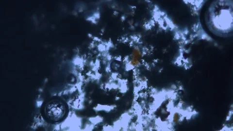 Dark bubbles 4k Video stock 114903176