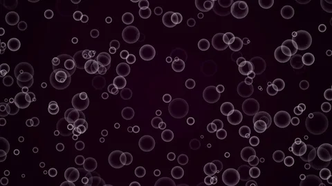 Dark bubbles abstract motion background Stock Footage 74522913