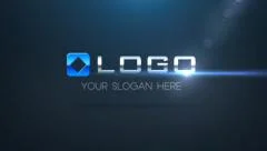 Dark Business Animated Logo Simple Clean Zoom Stinger & Elegant Light Text Title Stock After Effects