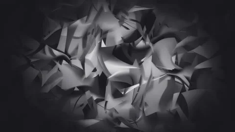 Dark Calm Wavy Abstract Background Stock Footage 135814576