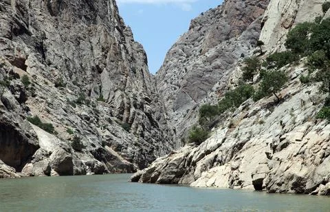 Dark Canyon River Foto stock