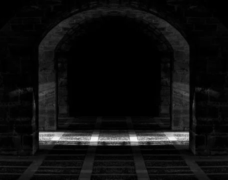 The dark cave Stock Photos