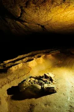 A Dark Cavern Stock Photos