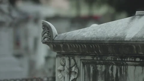 Dark cemetery  Stock Footage 140010403