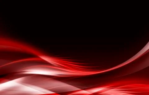 Dark cherry background with waves, modern abstract composition Stock Illustration