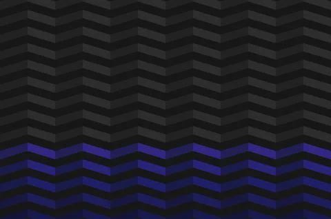 Dark chevron pattern with a vibrant blue gradient transition Stock Illustration