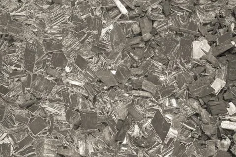 Dark chips, coals. Stock Photos