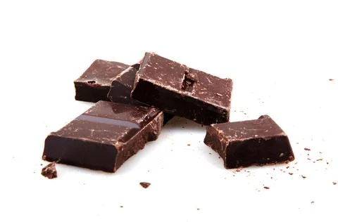 Dark chocolate bar Stock Photos