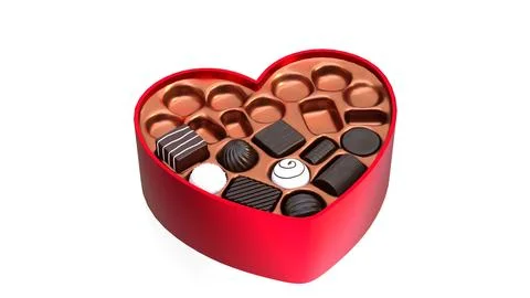 Dark chocolate box Stock Illustration