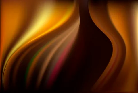 Dark chocolate brown background with soft folds Illustrazione stock