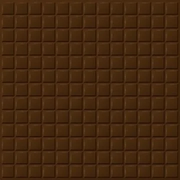 Dark chocolate pattern background, vector illustration Stock Illustration