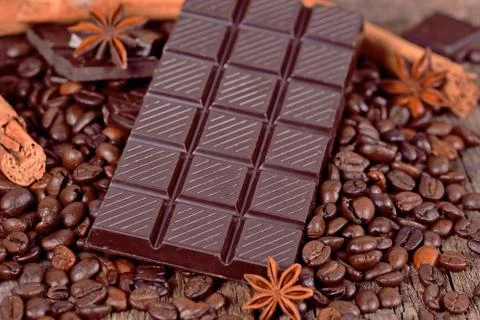 Dark chocolate Stock Photos