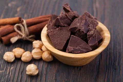 Dark chocolate Stock Photos