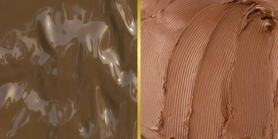 Dark chocolate spread as background Stock Illustration
