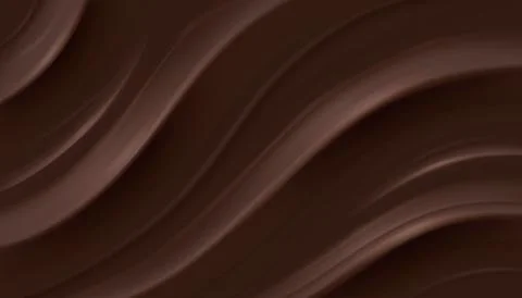 Dark chocolate waves abstract background 库存插图