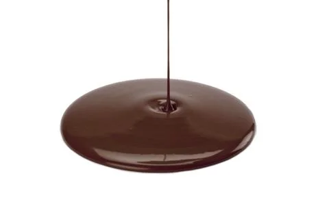 Dark chocolate on white surface Fotos Stock