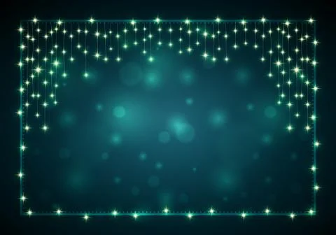 Dark Christmas Background Stock Illustration